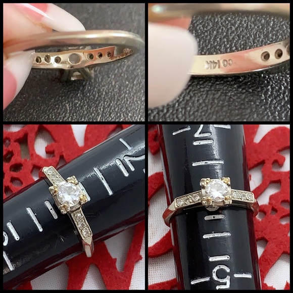 SOLD 🔥 14K 0.33 ctw Diamond Engagement Ring - Picture 7 of 8